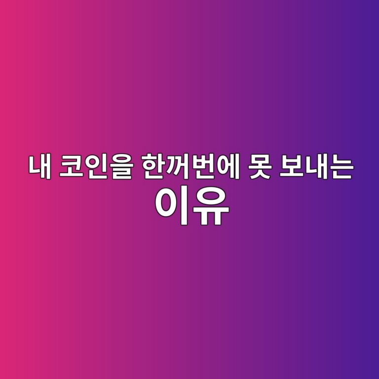 코인 출금 한도란? 거래소에서 하루에 보낼 수 있는 금액이 제한되는 이유 10 eb82b4 ecbd94ec9db8ec9d84 ed959ceababcebb288ec9790 ebaabb ebb3b4eb82b4eb8a94 ec9db4ec9ca0 1787149869