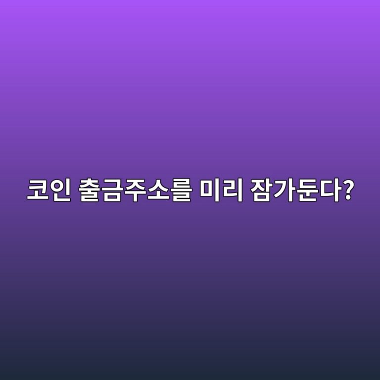 출금주소 화이트리스트란? 등록한 지갑으로만 코인을 보내게 하는 이유 6 ecbd94ec9db8 ecb69ceab888eca3bcec868ceba5bc ebafb8eba6ac ec9ea0eab080eb9194eb8ba4 1787341867