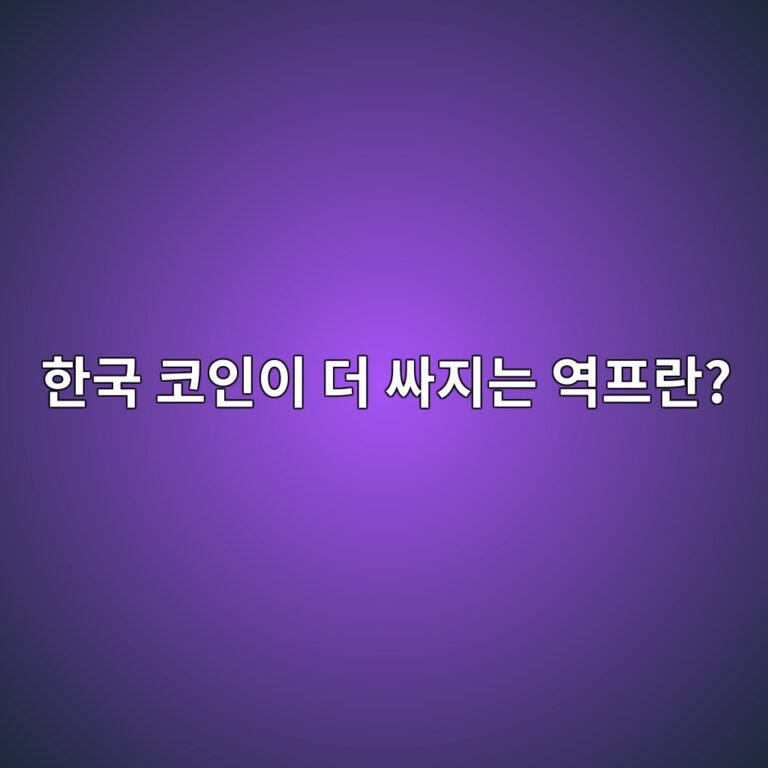 코인 역프란? 해외보다 국내 코인 가격이 더 저렴해지는 이유 7 ed959ceab5ad ecbd94ec9db8ec9db4 eb8d94 ec8bb8eca780eb8a94 ec97aded9484eb9e80 1788097062