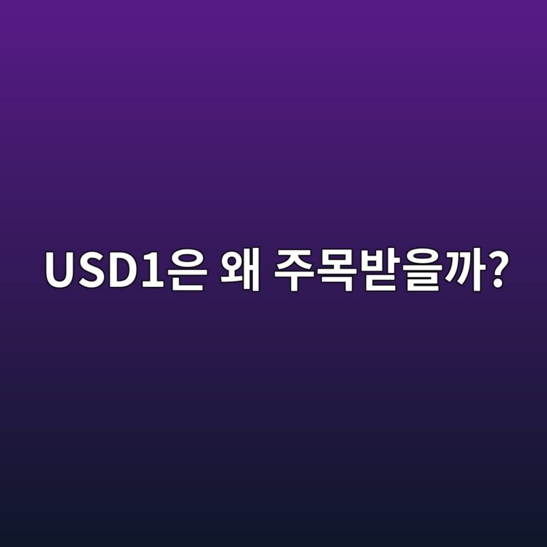 유에스디원(USD1)은 어떤 코인일까? 달러와 가격을 맞추는 새로운 스테이블코인 11 usd1ec9d80 ec999c eca3bcebaaa9ebb09bec9d84eab98c 1787745354
