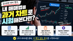 트레이딩뷰 백테스트란? 전략 테스터로 과거 매매 결과 확인하는 방법 2 내 매매법을 과거 차트로 시험해본다면?