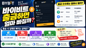 바이비트 출금 수수료는 얼마일까? 코인과 네트워크별 비용이 다른 이유 3 바이비트 출금하면 얼마 빠질까?