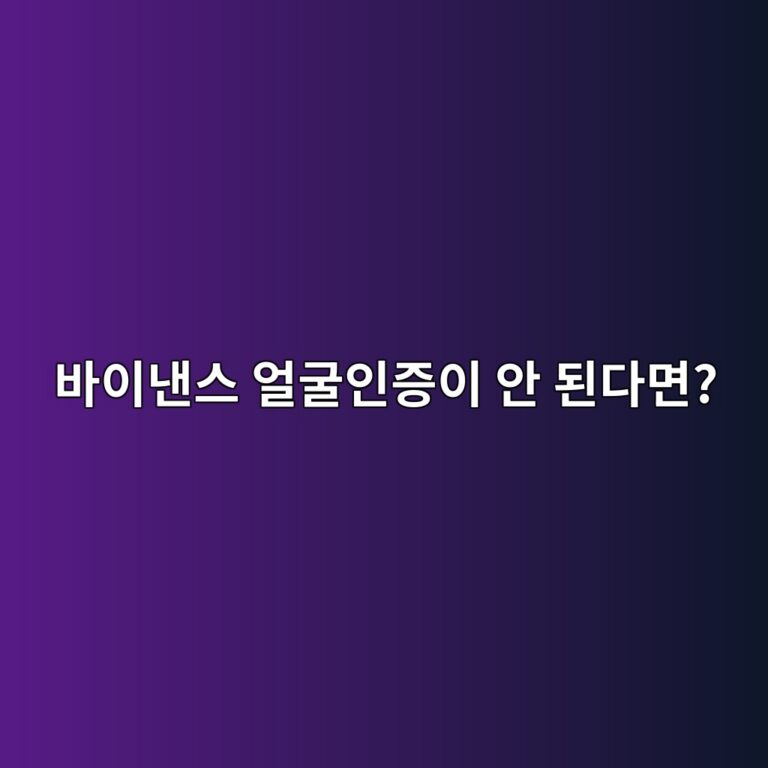 바이낸스 얼굴인증이 계속 실패할 때 확인해야 할 사항 알아보기 4 ebb094ec9db4eb82b8ec8aa4 ec96bceab5b4ec9db8eca69dec9db4 ec9588 eb909ceb8ba4eba9b4 1790934998